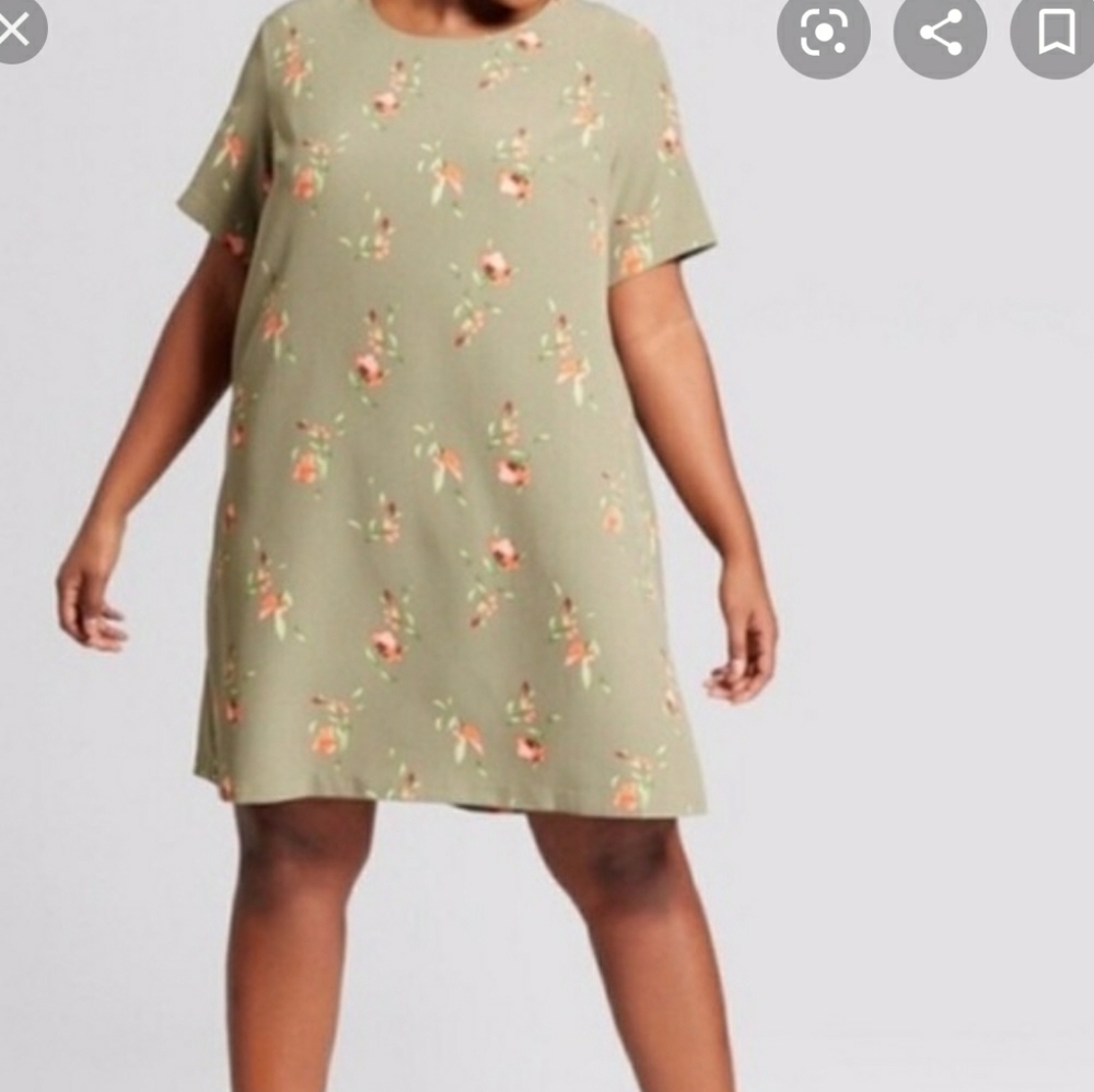 Ava & Viv knee Length Floral Dress